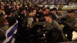 В Тель-Авиве начались столкновения участников протестов с полицией