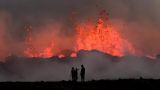 В Исландии произошло извержение вулкана