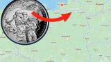 В Польше выпущена монета с зависшим боевым вертолётом над Калининградской областью