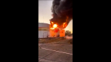 Причиной пожара на нефтебазе в Сочи стала атака беспилотника