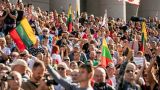 Литовский «Союз семей» проводит митинг против «соросят» во власти государства