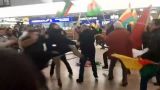 В аэропорту немецкого Ганновера произошла массовая драка курдов и турок