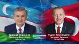 Мирзиёев поздравил Эрдогана с победой на президентских выборах