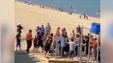 Массовая драка произошла на пляже в Дагестане