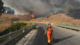 Власти Сардинии эвакуировали 600 человек из-за лесных пожаров