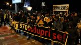 Граждане Черногории вышли на антиправительственный митинг