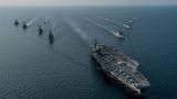 Ударная группа ВМС США вернулась в восточный район Средиземного моря