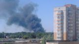 Новый пожар в Киеве: в Броварах горит склад пенопласта