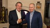 The Kremlin showed a photo: The ex-Chancellor of Germany celebrated Putin's birthday at his home