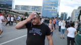В Вильнюсе протестующие заблокировали парламент, полиция применила слезоточивый газ