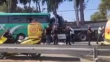 In Tel Aviv, a truck rammed a bus stop with people, a lot of victims