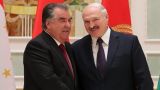 Эмомали Рахмон поздравил Александра Лукашенко с днем рождения