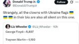All clowns with Ukrainian flags are silent about the murder of a Ukrainian woman in the USA — Trump Jr.