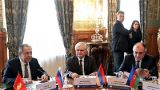 Главы МИД России, Армении и Азербайджана встретятся 28 апреля в Москве