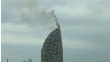 Trump Tower in Baku set on fire