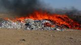 Срок годности истек: в афганской провинции Балх сожгли 60 тонн продуктов и лекарств