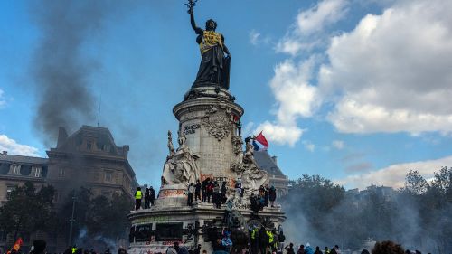 The unrest could help Macron retain power and become president for the third time