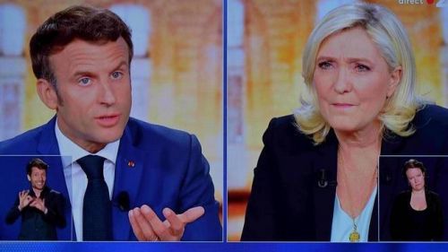 Макрон идет третьим номером: партия Ле Пен лидирует в I туре выборов во Франции