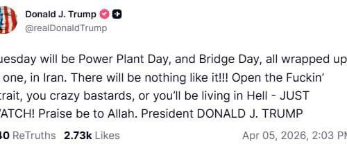 Iran drove Trump's "winner" to hysteria