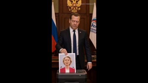 Medvedev in honor of the Day of Russia let the photo of Merz, Starmer and von der Leyen into the shredder