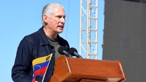 The Cuban president threatened the United States