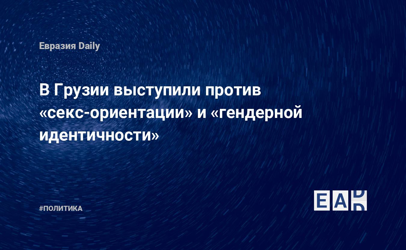 В Грузии выступили против «секс-ориентации» и «гендерной идентичности» —  EADaily, 11 февраля 2019 — Новости политики, Новости Кавказа